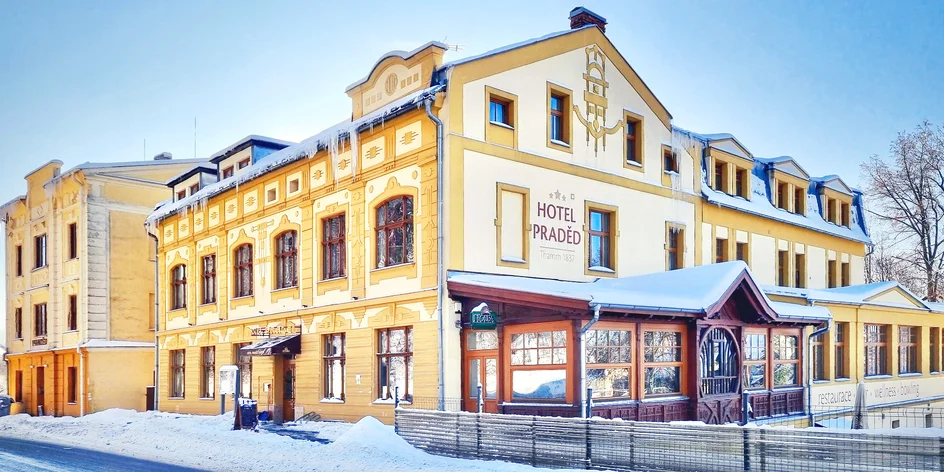 Jeseníky: pobyt s jídlem a neomezeným wellness