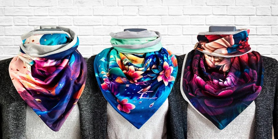 Na parádu i proti větru: šátkošály