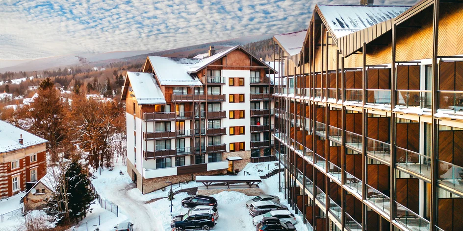 Apartmány v polských Jizerkách s wellness a jídlem