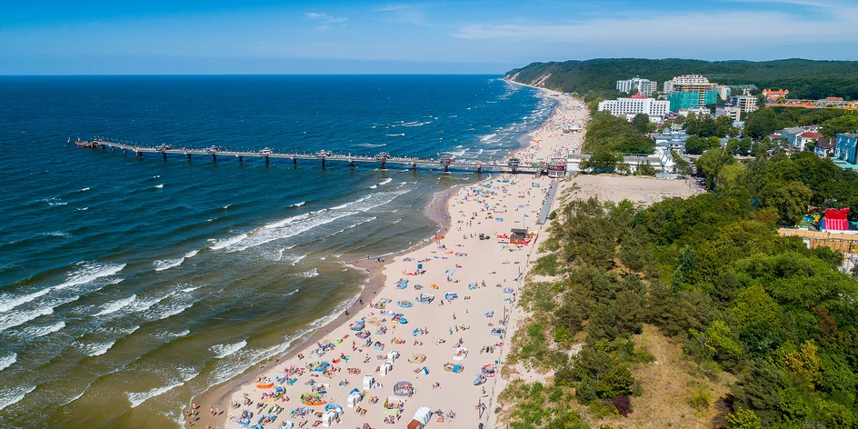 Międzyzdroje: hotel přímo u Baltu s polopenzí