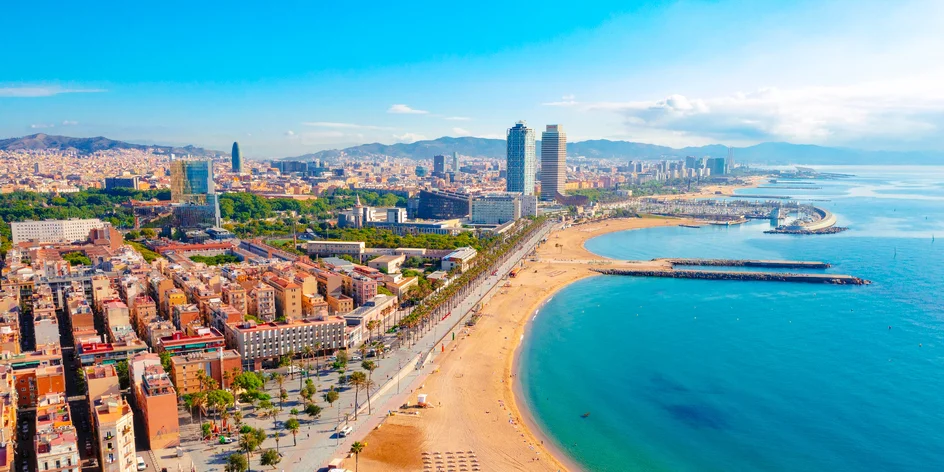 Moderní hotel v Barceloně se snídaní