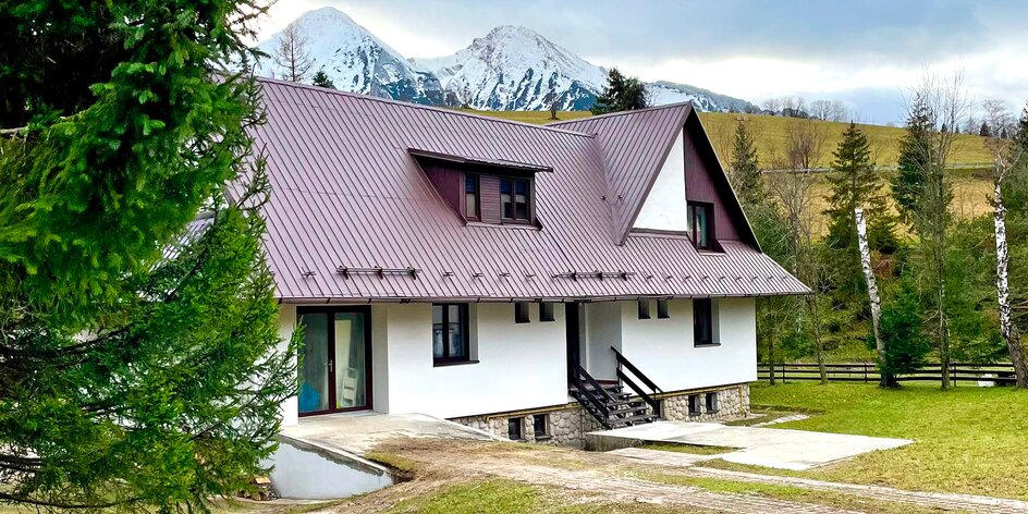 Vysoké Tatry: vybavená vila až pro 16 osob
