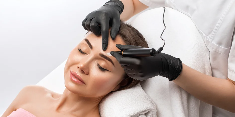 Permanentní make-up rtů nebo pudrové obočí