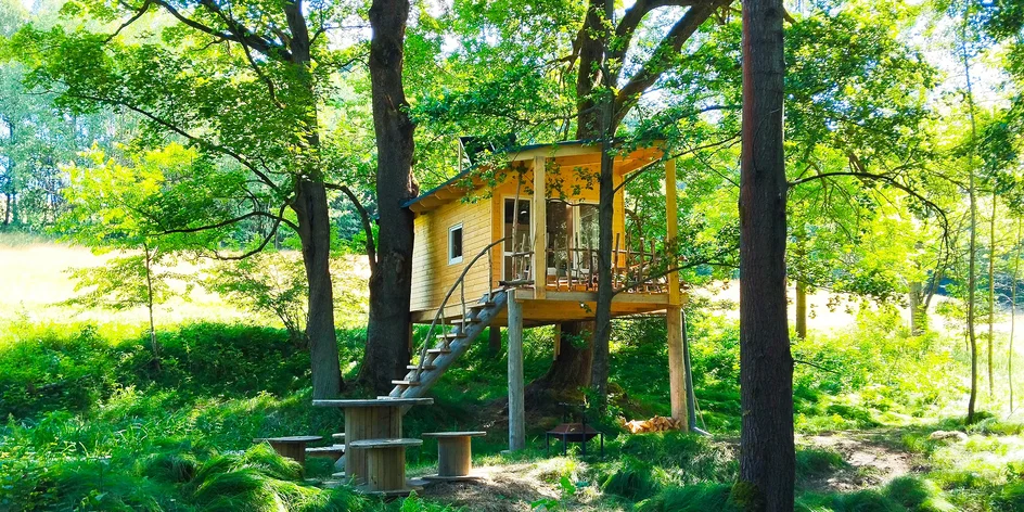 Treehouse v Českém Švýcarsku i privátní horký sud