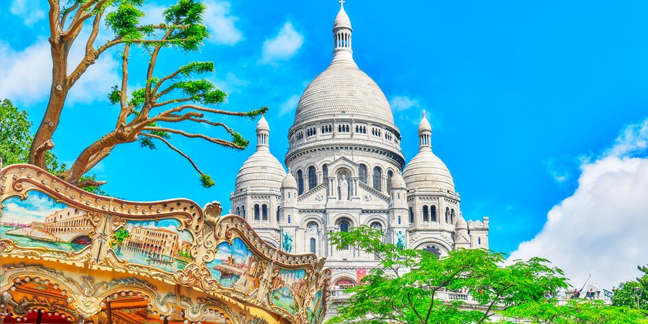 Výlet do Paříže: Montmartre i Eiffelovka z paluby lodi