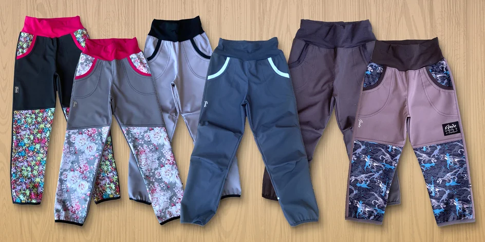 Letní softshellové kalhoty GUDO pro kluky i holky