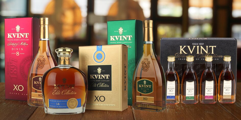 Zrála až 33 let: lahodná moldavská brandy Kvint