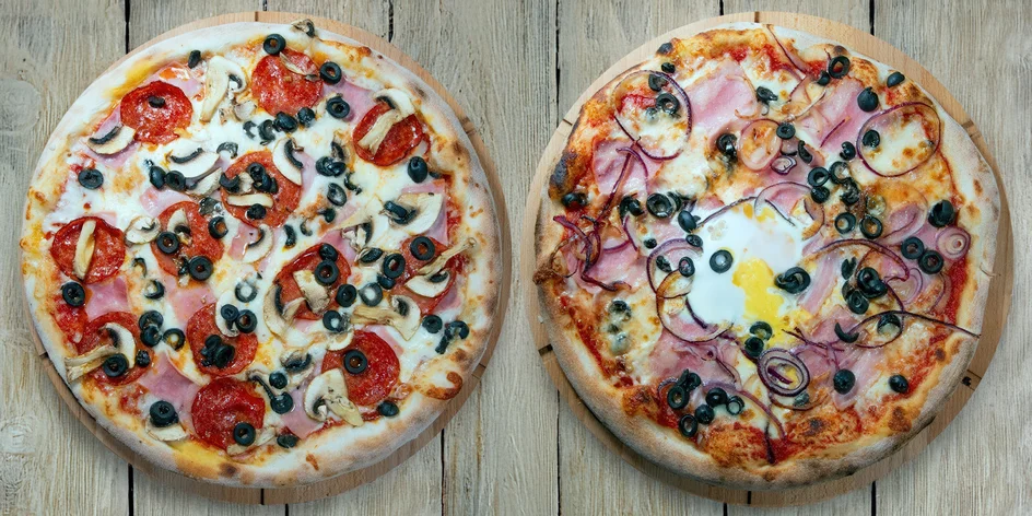 Pizza dle výběru: průměr 33 i 40 cm