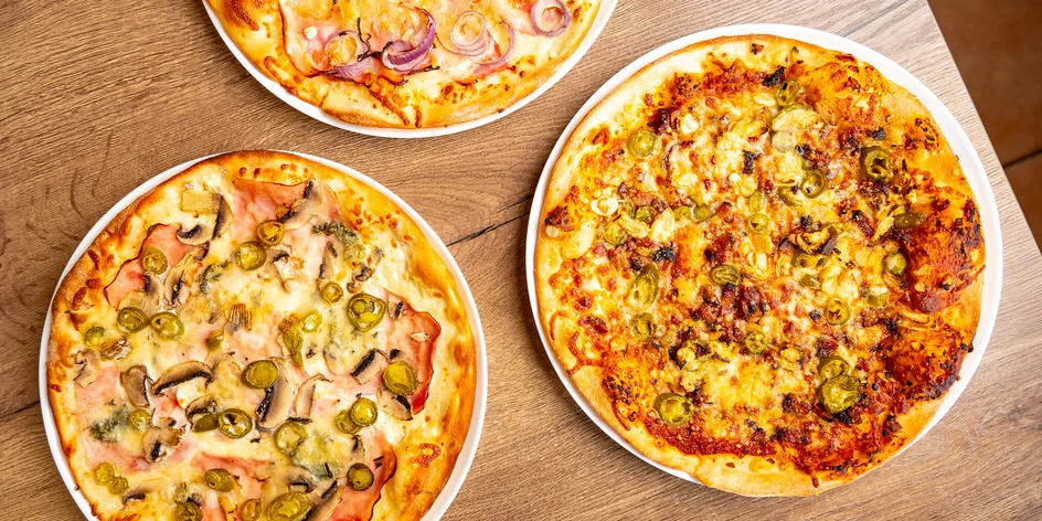 32 nebo 50cm pizza až pro 6 lidí v Heřmanické besedě