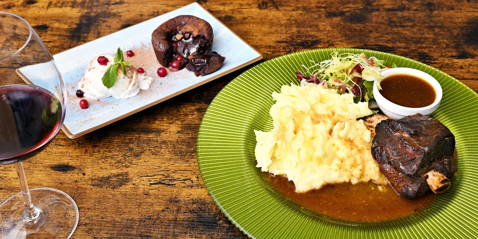 Argentinské menu pro 2: provoleta, hovězí žebra i dort