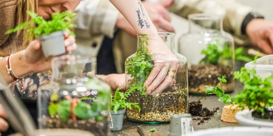 Gardners: kurz na výrobu vlastního florária pro 1 os.