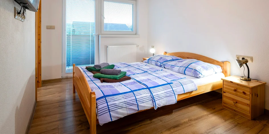 Apartmány až pro 7 osob: wellness, terasa, bazén