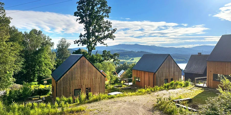 Moderně vybavená chata na Lipně až pro 6 osob