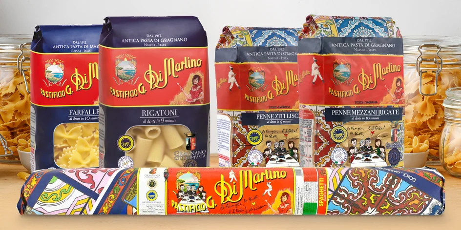 6 druhů italských těstovin ze semoliny: 500-1000 g
