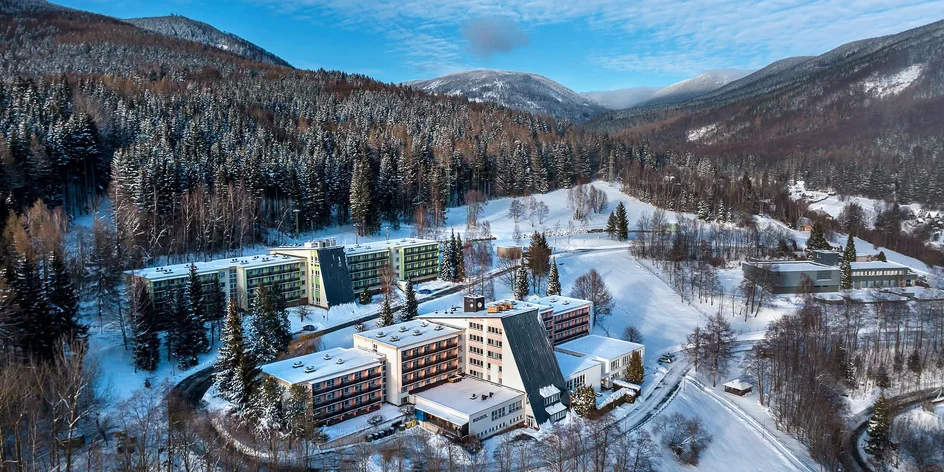 Pobyt u Dlouhých strání v Jeseníkách s jídlem