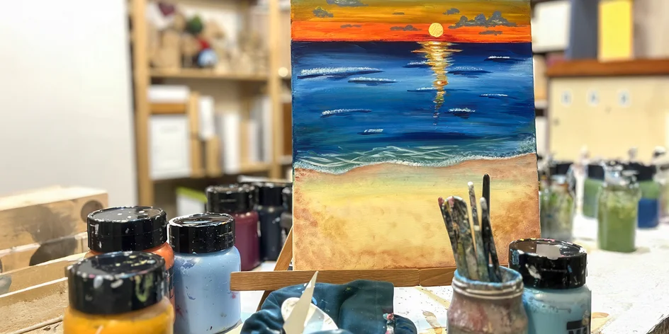 Kreativní workshop malování akrylem pro 1 i 2 osoby
