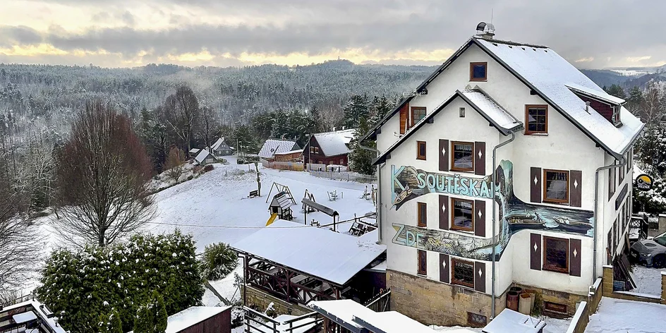 České Švýcarsko: snídaně, 3chod. večeře i privátní wellness