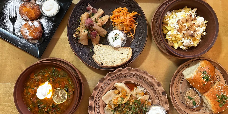 Ukrajinská hostina: 4chodové menu pro 2 osoby