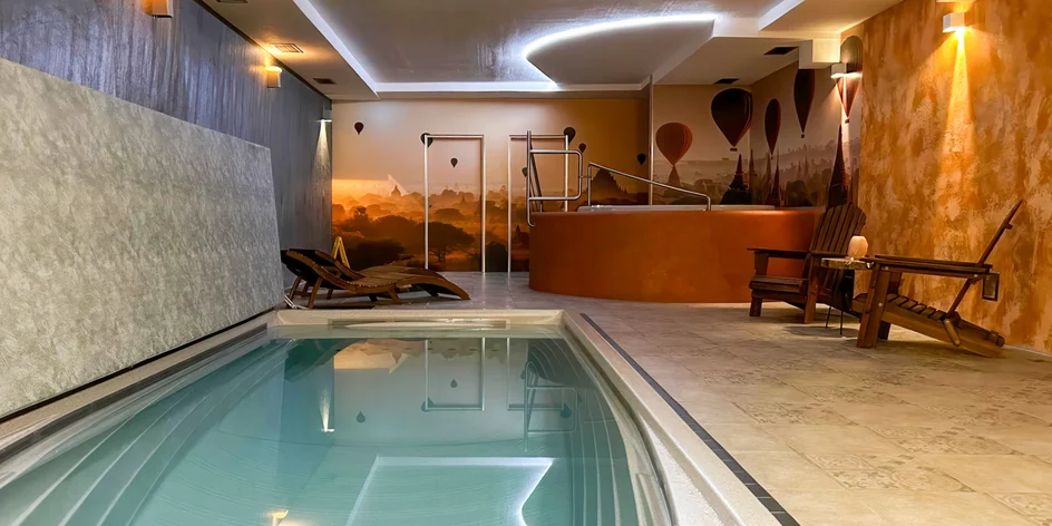 Privátní sauna a vířivka: romantika pro 2 i rodinný relax