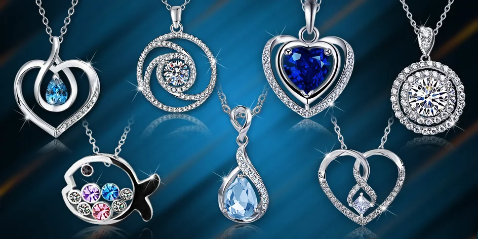 Náhrdelníky a náušnice s krystaly Swarovski a zirkony