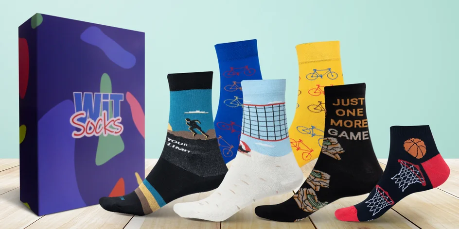 Dárkové sety ponožek se sportovními motivy