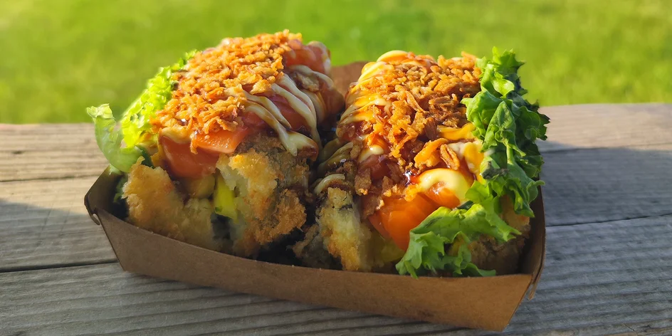 SushiDog podle výběru ze 3 druhů na odnos s sebou
