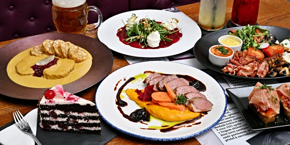 Voucher na snídani i klasické menu v Národní kavárně
