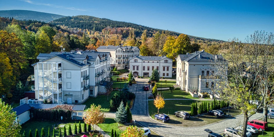Luxusní hotel v lázeňském městě: wellness a jídlo