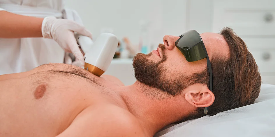 Pánská laserová epilace partie dle výběru: 20-45 min.