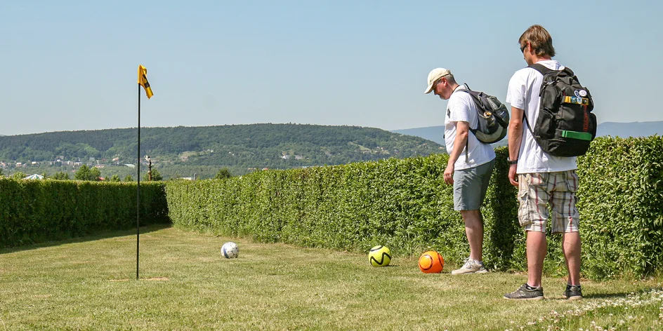 Vyzkoušejte fotbalgolf: vstupy pro děti i dospělé
