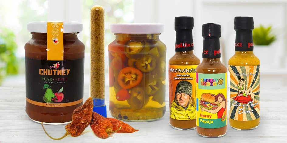 Oceněné chilli omáčky, papričky i mix superhotů z ČR