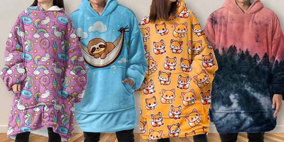 Oodies aneb hřejivé "mikčodeky" univerzální velikosti
