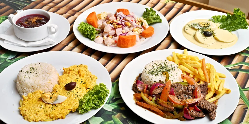 Peruánské menu o třech chodech pro 2 osoby