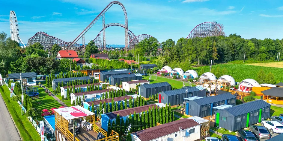 Resort u Energylandie: snídaně, bazény i privátní vířivka