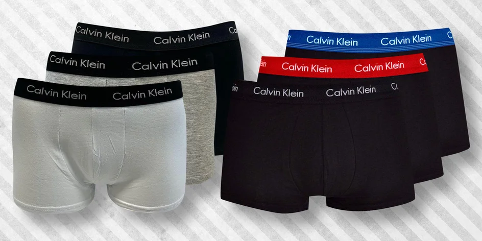 Troje bavlněné boxerky Calvin Klein v černé i modré