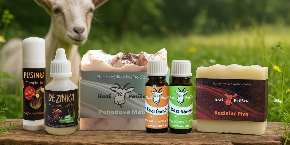 Ručně vyráběná mýdla, oleje a bylinné balzámy