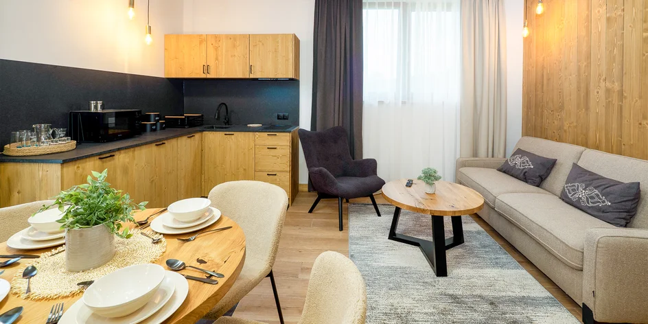 Apartmány v Białce Tatrzańské s kuchyňkou a wellness