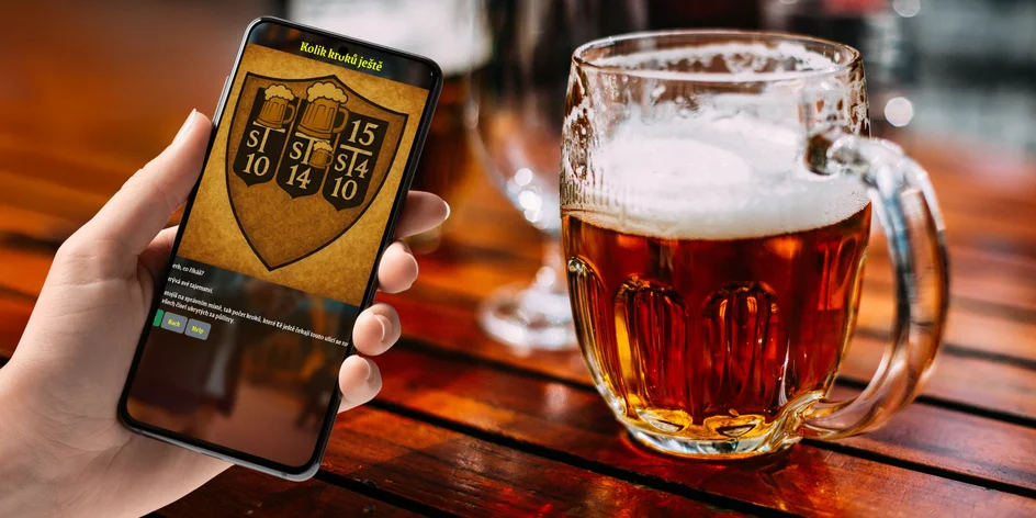 Venkovní šifrovací hra Duch Prahy pije dál pro 2–6 os.