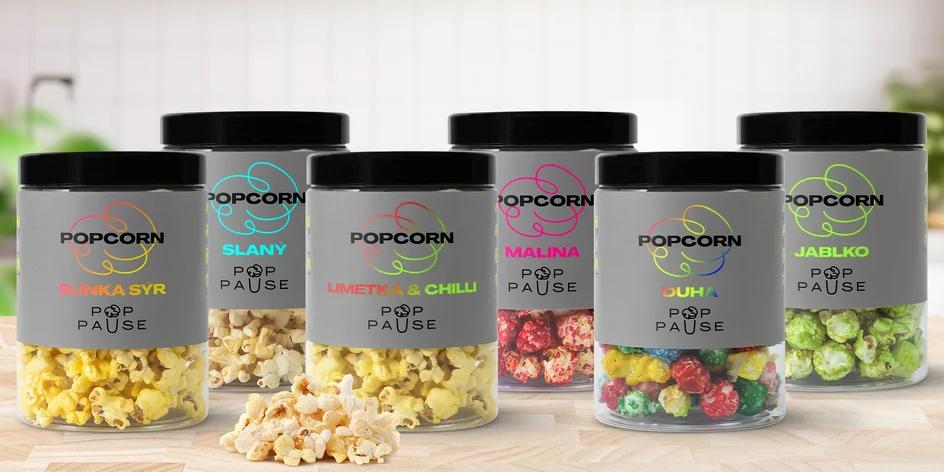 Popcorn v tradičních i originálních příchutích