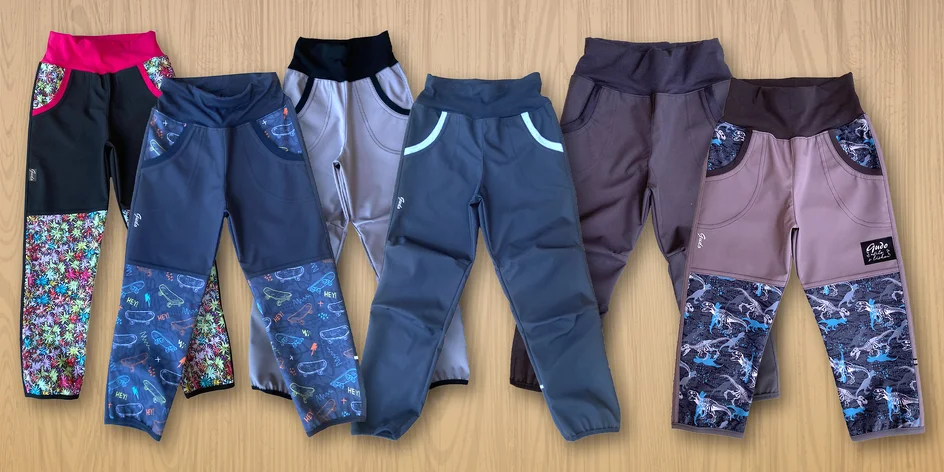 Letní softshellové kalhoty GUDO pro kluky i holky