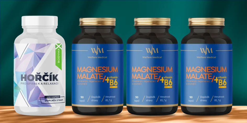 Hořčíkové tablety pro spánek a relaxaci nebo energii