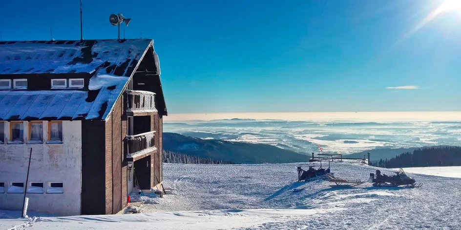 Dovolená přímo na hřebeni Krkonoš se stravou