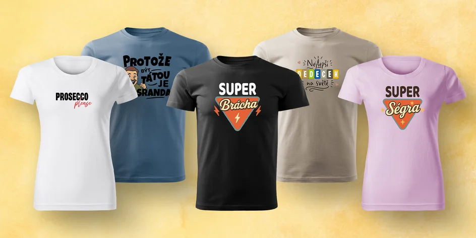 Tričko s motivem, které si upravíte podle sebe