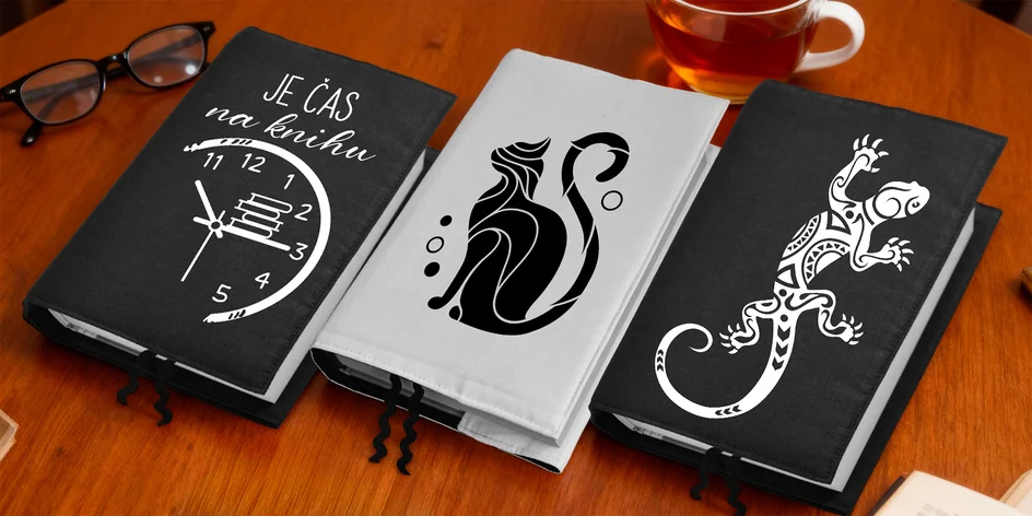 Ochrana na čtení: obaly na knihu s potiskem i bez