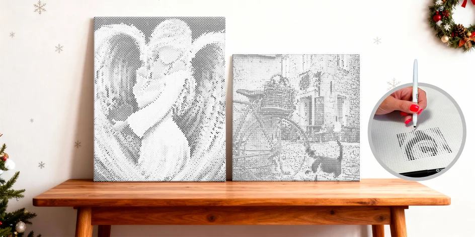 Tvoření obrazu pomocí tečkování: motivy zvířat i přírody