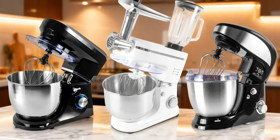 Kuchyňské roboty Aga: objem 3 nebo až 7 l