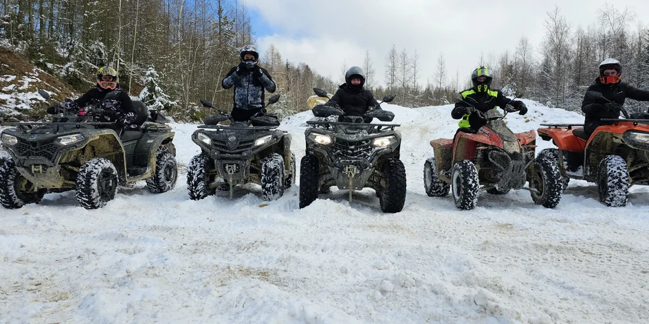 15 či 60 min. jízdy na čtyřkolce pro děti, dospělé i partu