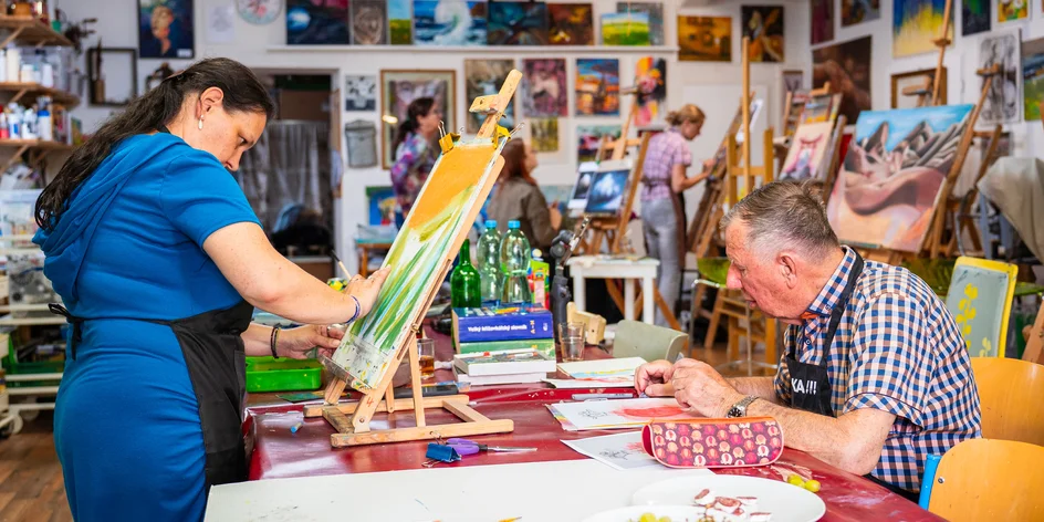 Kurz kresby, malby akvarelem nebo zentangle