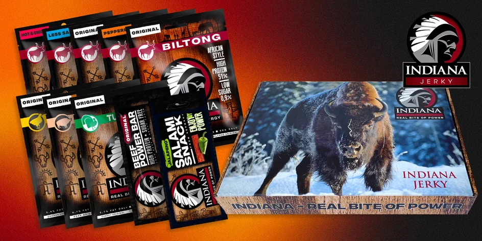 10 balíčků sušeného masa Jerky