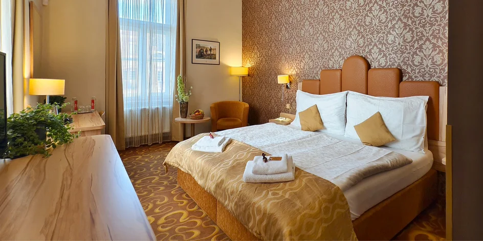 Pobyt v historické části Domažlic: snídaně i aquapark